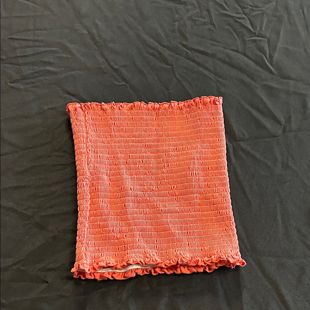 Hot Kiss Coral Crop Top